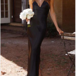 Billy J Boutique Black strapless dress